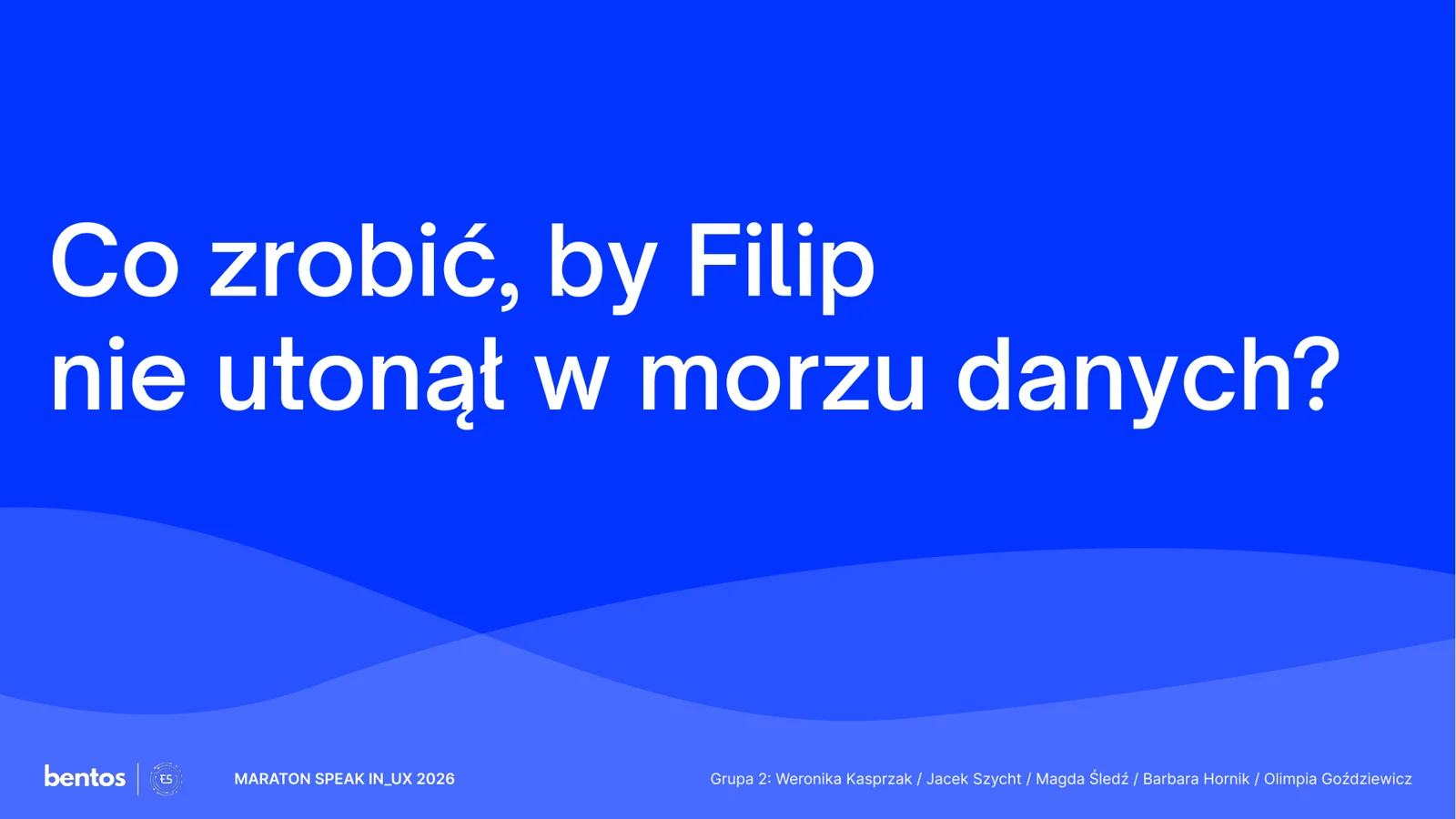 Slajd z prezentacji: Co zrobić, by Filip nie utonął w morzu danych?