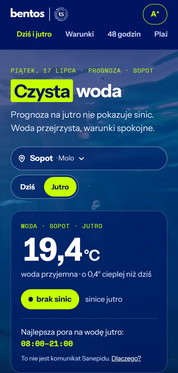 Pierwsza wersja prototypu, piątek wieczorem
